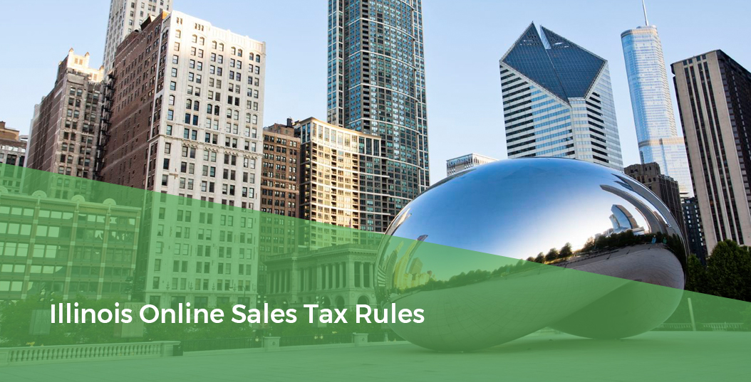 Chicago Cityscape - Illinois Online Sales Tax