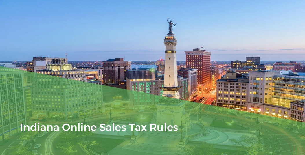 City Skyline - Indiana Online Sales Tax
