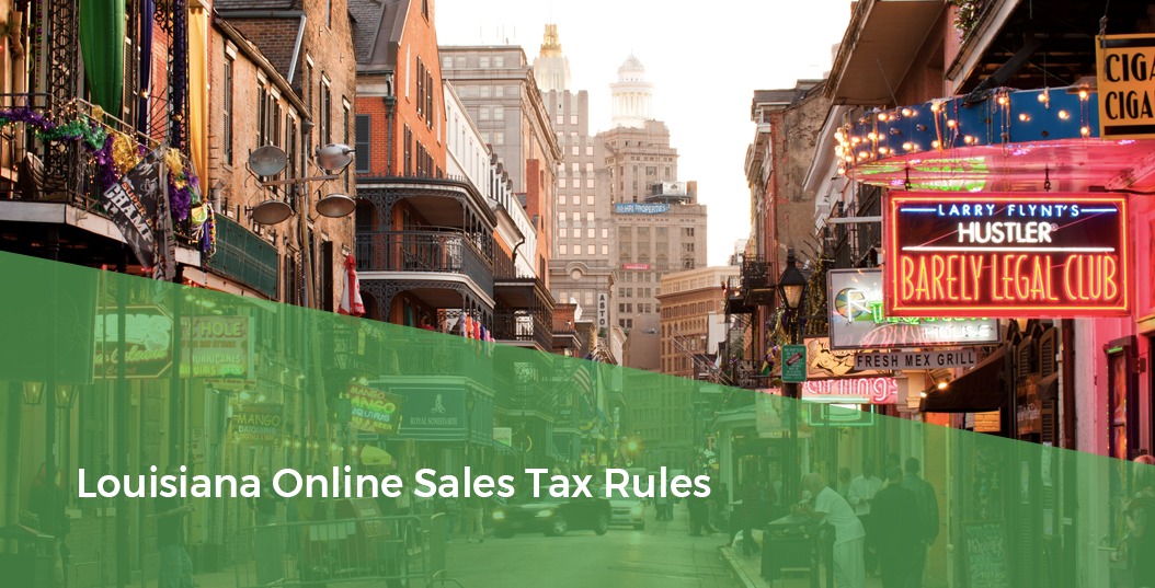 City Skyline - Louisiana Online Sales Tax Rules