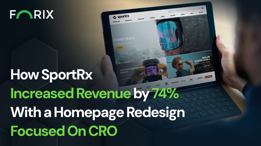 Sports Rx Network How SportRx Boosted Revenue 74% with a CRO-Driven Homepage Redesign