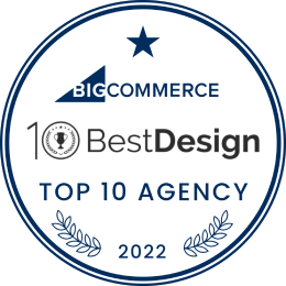 Bigcommerce top 10 agency logo